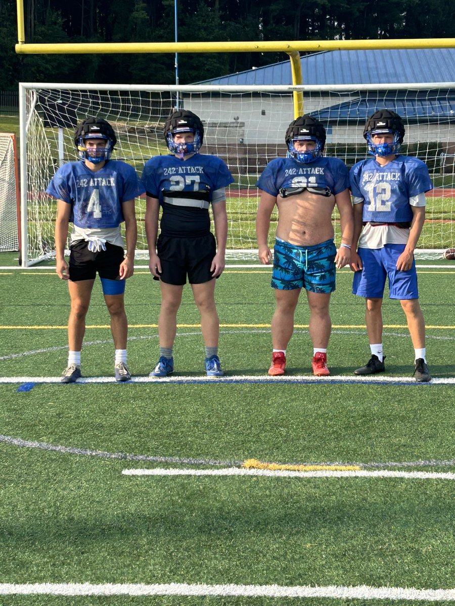 Congratulations to our 2024 Football Captains as voted on by teammates.  Seniors    <a href="/JackWar_4/">Jack Waranavage</a> <a href="/AlexKissinger58/">Alex Kissinger</a> <a href="/tristlong/">Tristan Long</a> <a href="/JacksonCuster8/">Jackson Custer</a> are great representatives of our team on the field and off of it also.  #BeMore   #FalconPride