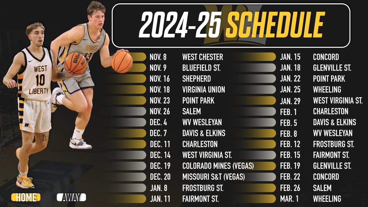 🏀 - MBB Announces 2024-25 Schedule ‼️

🔗: hilltoppersports.com/news/2024/8/16…

#GoWLU <a href="/WLU_Hoops/">West Liberty Hoops</a>