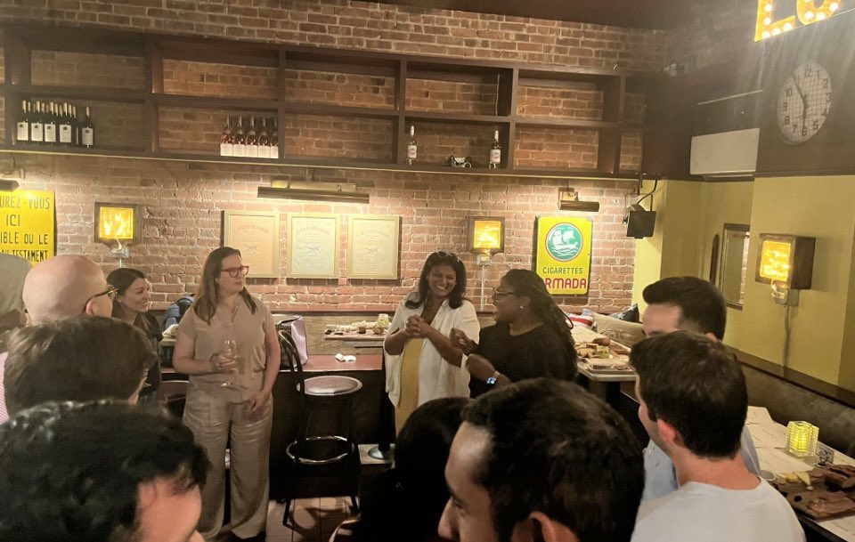 We had a great time gathering for our mentor event this week!

As part of our residency training, we are excited to now have mentoring families, allowing for a dynamic mentoring process. Families include a senior &amp; junior faculty member &amp; 4 residents, accommodating all residents.