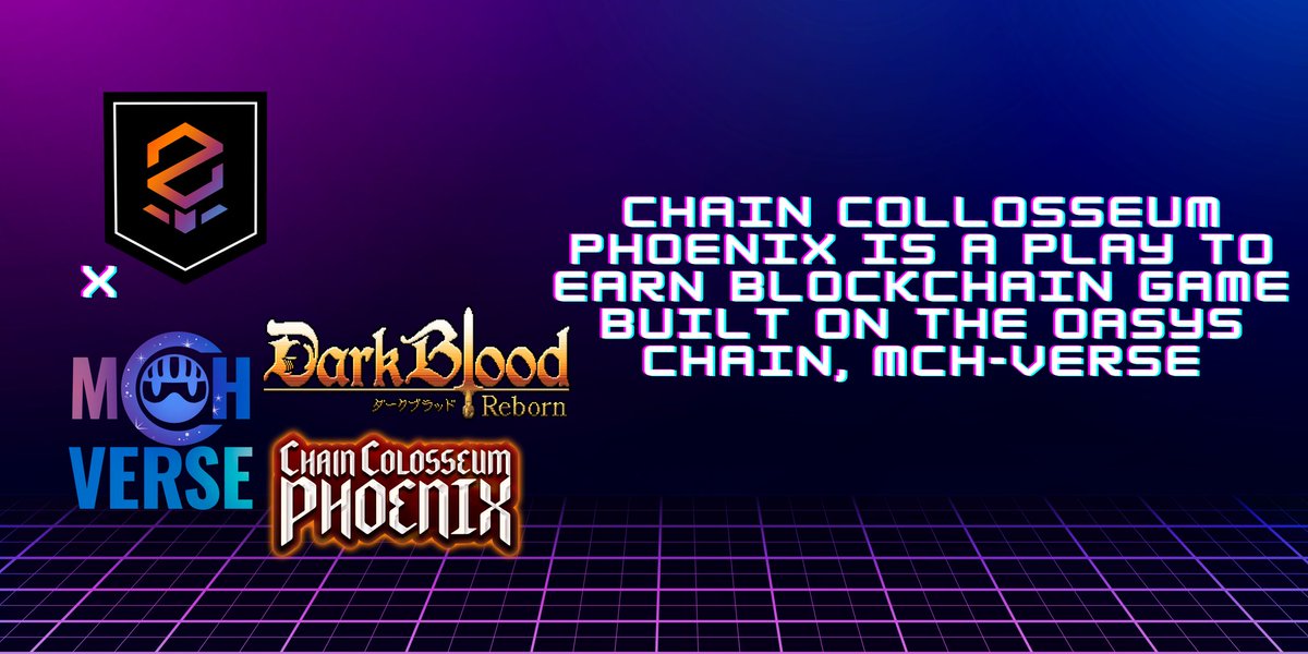 🚨 Massive Partnership Announcement! 🚨

We’re beyond excited to unveil an electrifying partnership between <a href="/MCHVerse/">MCH Verse@Oasys</a> , <a href="/ChainColosseum_/">ChainColosseumPhoenix</a> &amp; <a href="/mycryptoheroes/">MCH🎮🏝</a> 

🕹️Join CPP Discord :
discord.com/invite/chainco…

🕹️Join ZenGG Discord : 
discord.com/invite/tBVgswS…

#GameFi #ZenGG #MCHVerse