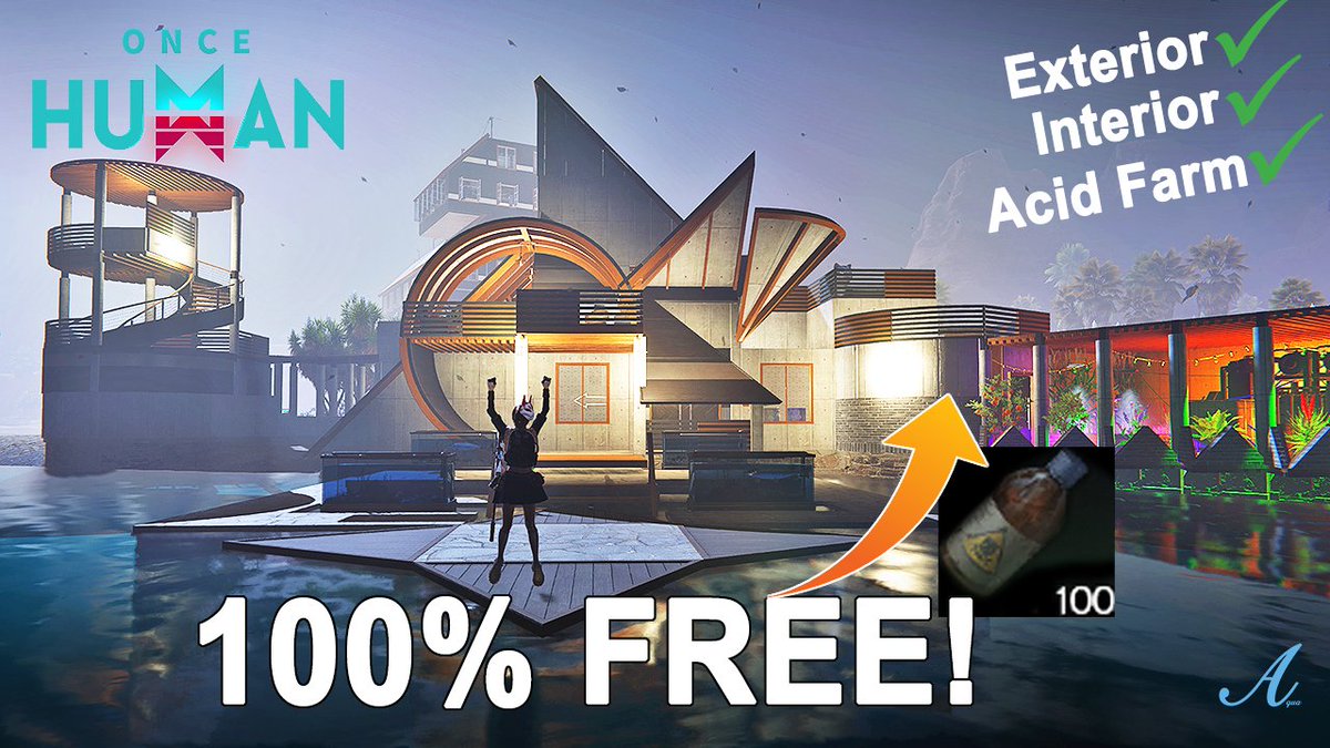 AquaNovaPlay's tweet photo. Once Human - 100% Free Modern House Base w/ Acid Farm https://t.co/JXE5SH6r2u via @YouTube @OnceHuman_ @OnceHuman_JP #OnceHuman #OnceHumanBase #NetEase https://t.co/cFBRKb9G2Y