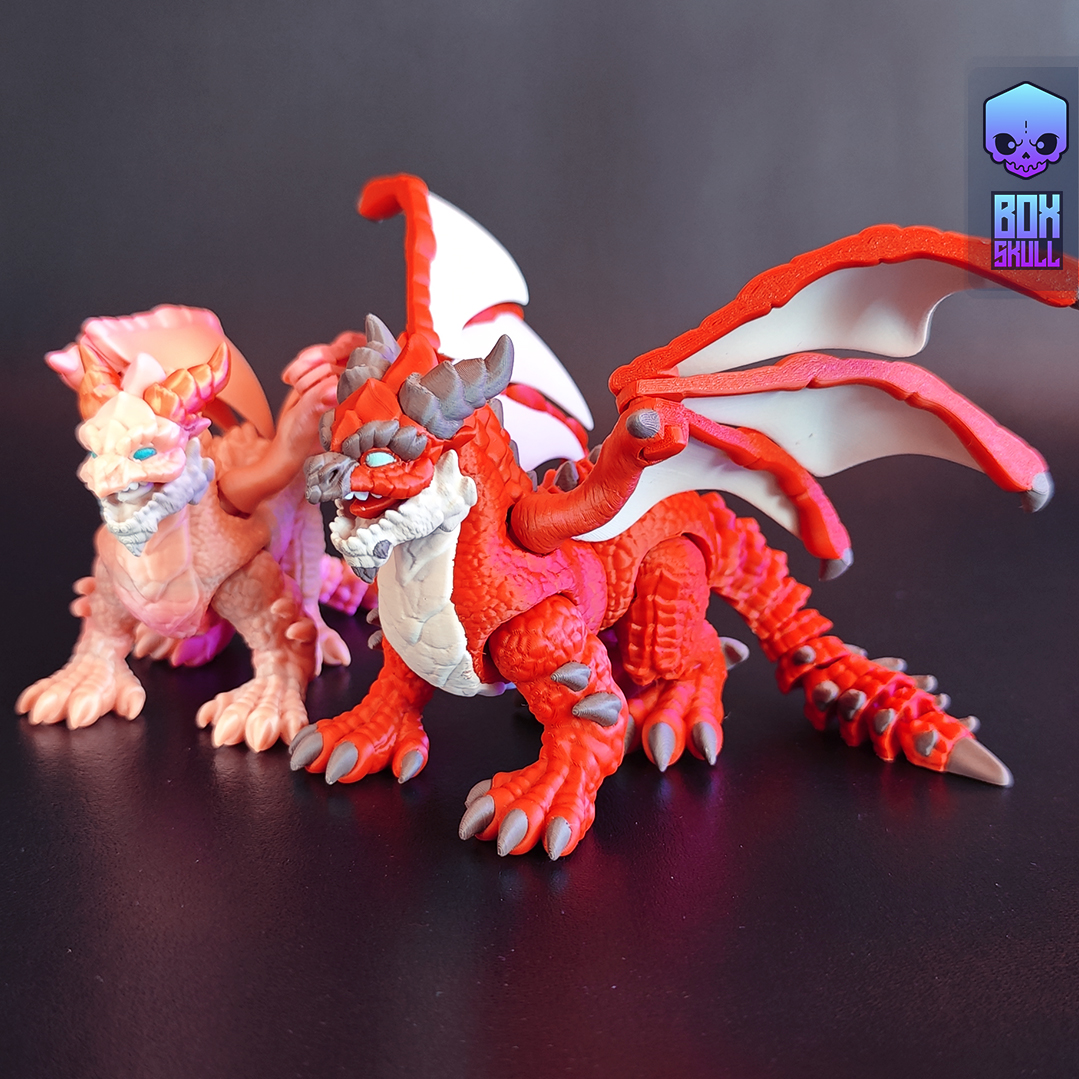 BoxSkull3D's tweet photo. FLEXI - ELEMENTAL DRAGON - CLASSIC
New desing available now on @Cults3D 

https://t.co/N2yDYTnaQL

#boxskull #animalprint #cults #dragons #prints #print3d #classic #animalprint #cults3d #animals #toys  #Elemental  #Dragon  #bambulab https://t.co/Xj61tuLZsM