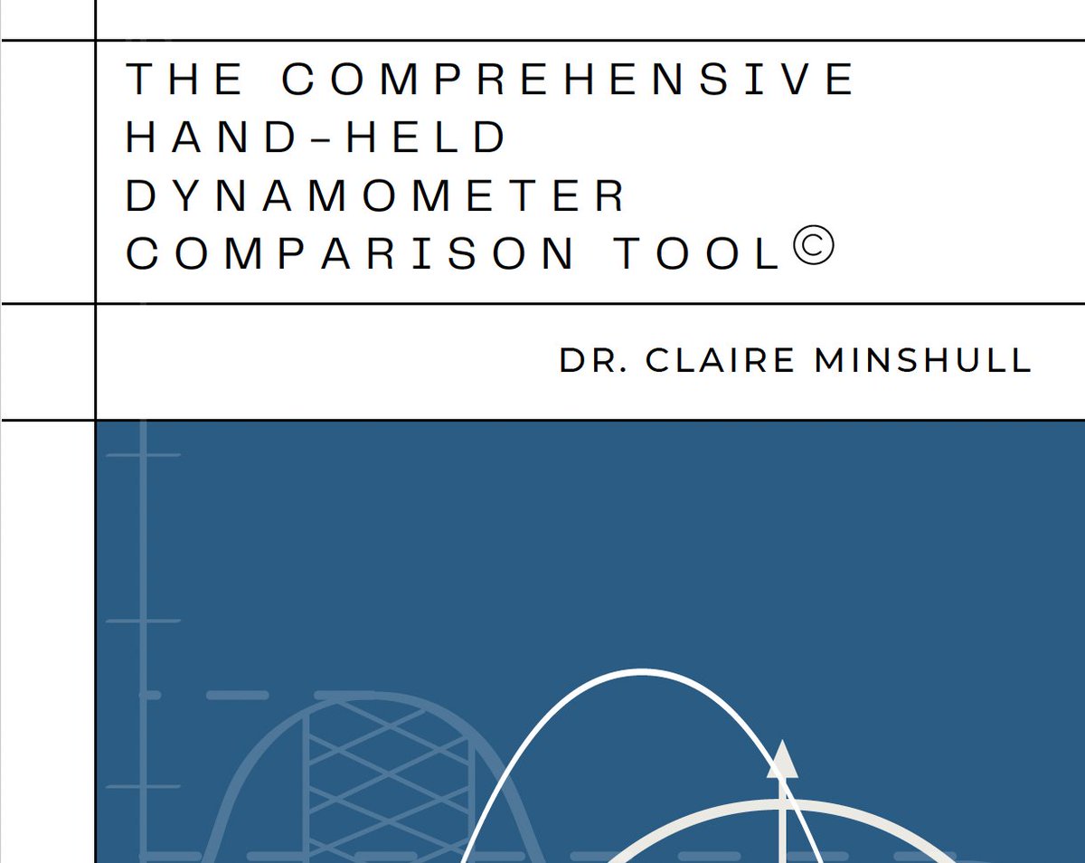 It's been a massive piece of work to procure all of this data, I can tell you 😅

But finally it's here; first version of my Dynamometer Comparison Tool. 

An unbiased 14-page side-by-side technical comparison of 12 hand-held dynamometers (HHDs)
Grab your copy via the link 👇