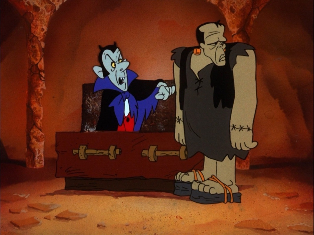 EugWSerra's tweet photo. On October 30, 1979, The Flintstones Meet Rockula and Frankenstone premiered on NBC. #TheFlintstonesMeetRockulaAndFrankenstone #HenryCorden
#MelBlanc #JeanVanderPyl
#GayAutterson #TedCassidy #DonMessick #JohnStephenson #CaseyKasem https://t.co/UugK1h4pOC