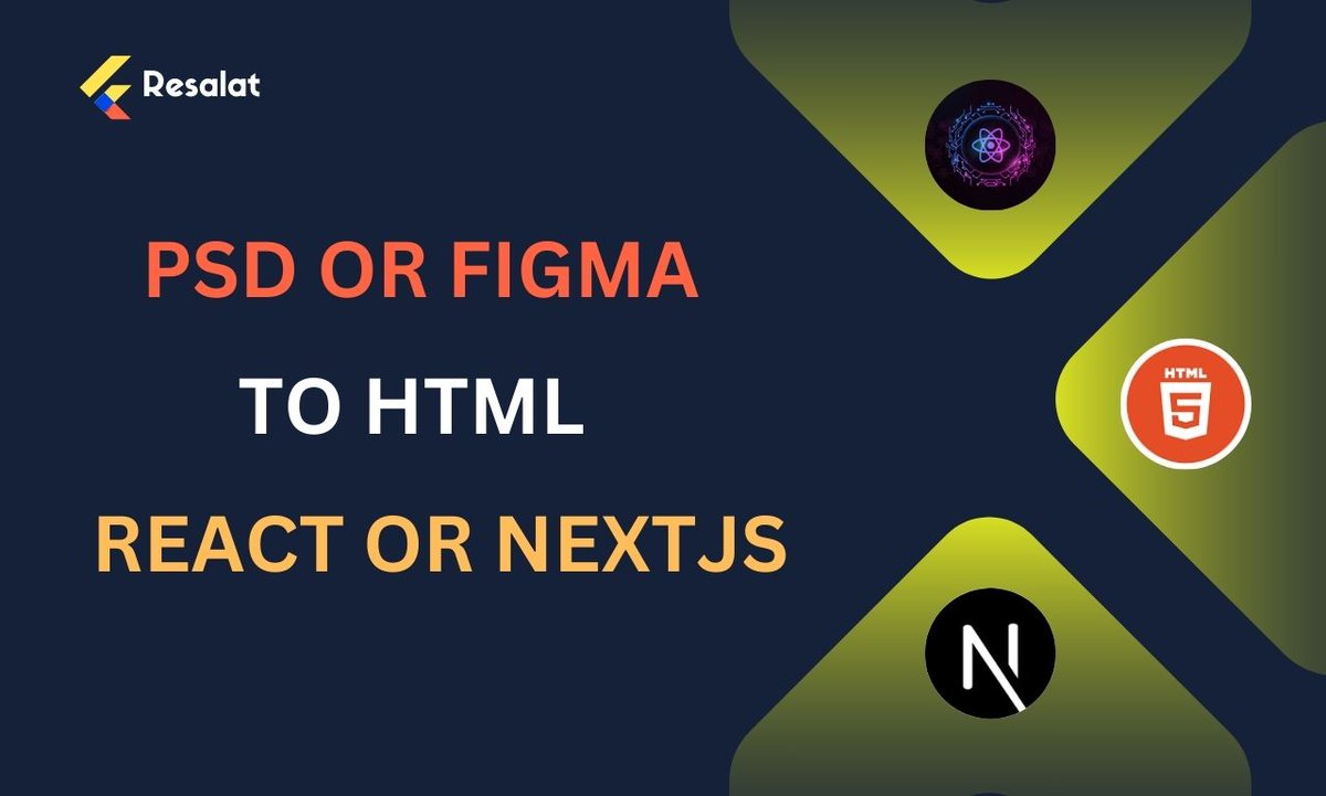resalatislam5's tweet photo. I will convert PSD or Figma to React or next js or HTML

What I Offer:
Figma to React/Next.js
Full Website Creation
Responsive and Cross-Browser 
SEO-friendly 
Fully Responsive

Hire me:  https://t.co/S8GEjYBnoq

#FigmaToReact #FigmaToNextjs 
#PsdToHtml #ConvertFigmaToReact https://t.co/ZAoie2oU9w