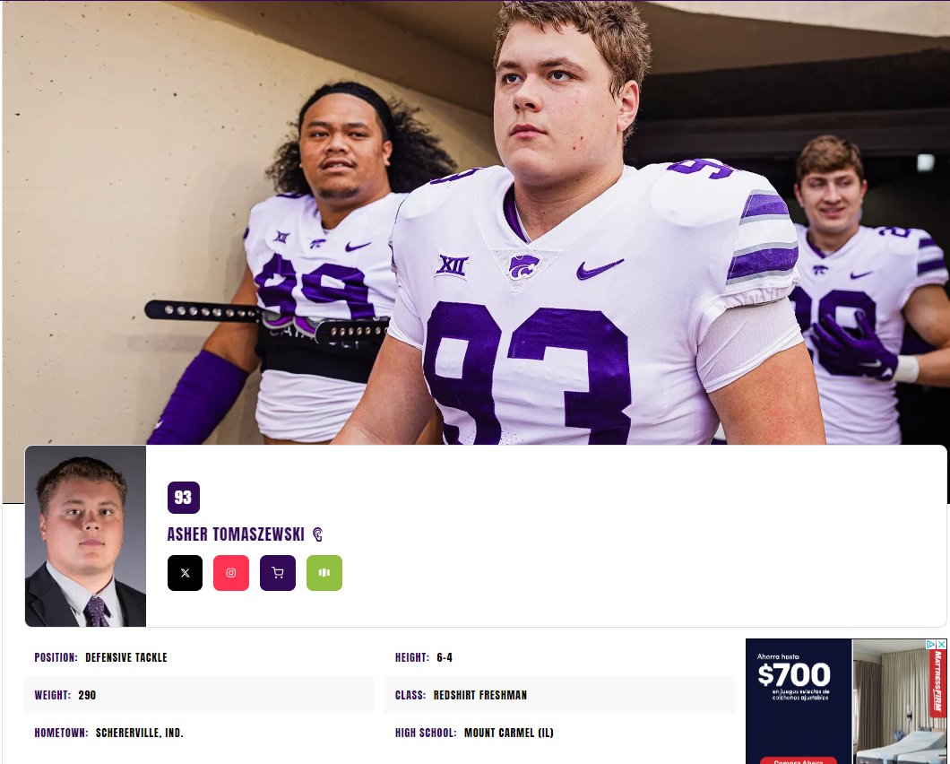 Travis Britz, Will Geary, Trey Dishon, Eli Huggins, Damian Ilalio...Book it Asher Tomaszewki will be the next in a long line of unheralded DTs to make it big at K-State