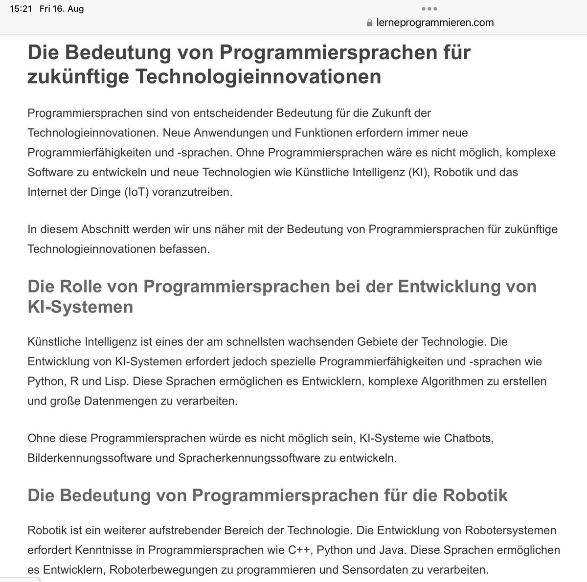 Quaterelle's tweet image. Weiter geht’s mit dem #Programmieren #KI #Robotik 
#Programmiersprachen