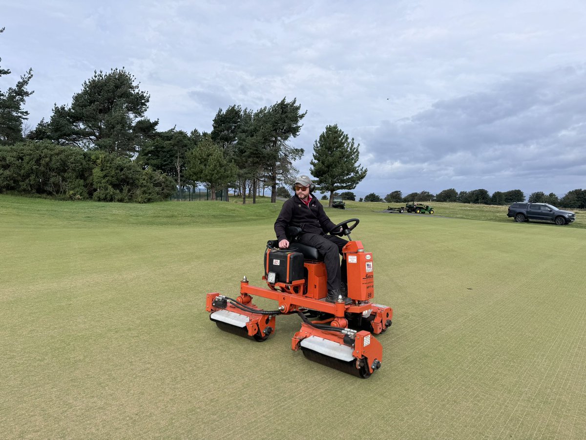 Cored - Slit seeded - Dimple seeded -Top dressed - Dragged in - Rolled ✅⛳️ 🕳️  
<a href="/JoeBurnsTurf/">Joe Burns</a> 🦸‍♂️