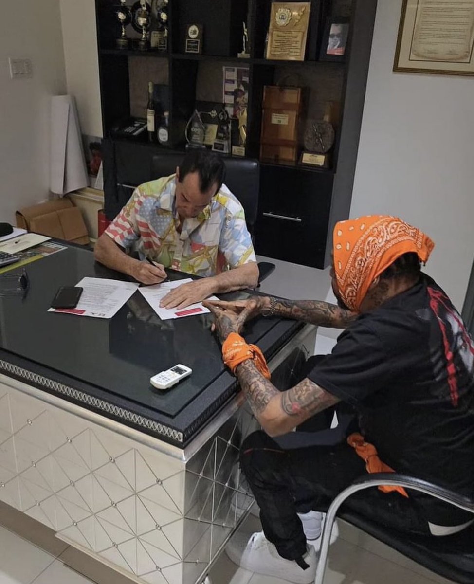 Here we go! Dancehall striker Vybz Kartel’s return to Jamaica deal is done! 

The Portmore Empire lead goal scorer signed documents with Joe’s Downsound FC for undisclosed record breaking fee!

Event set for December 31st!