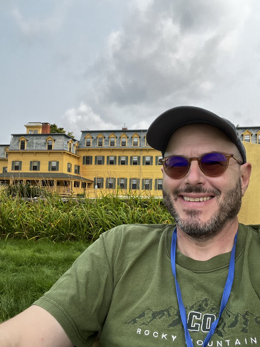 At the Bread Loaf Writers’ Conference in VT. Didn’t plan to be here on crutches, but grateful all the same!