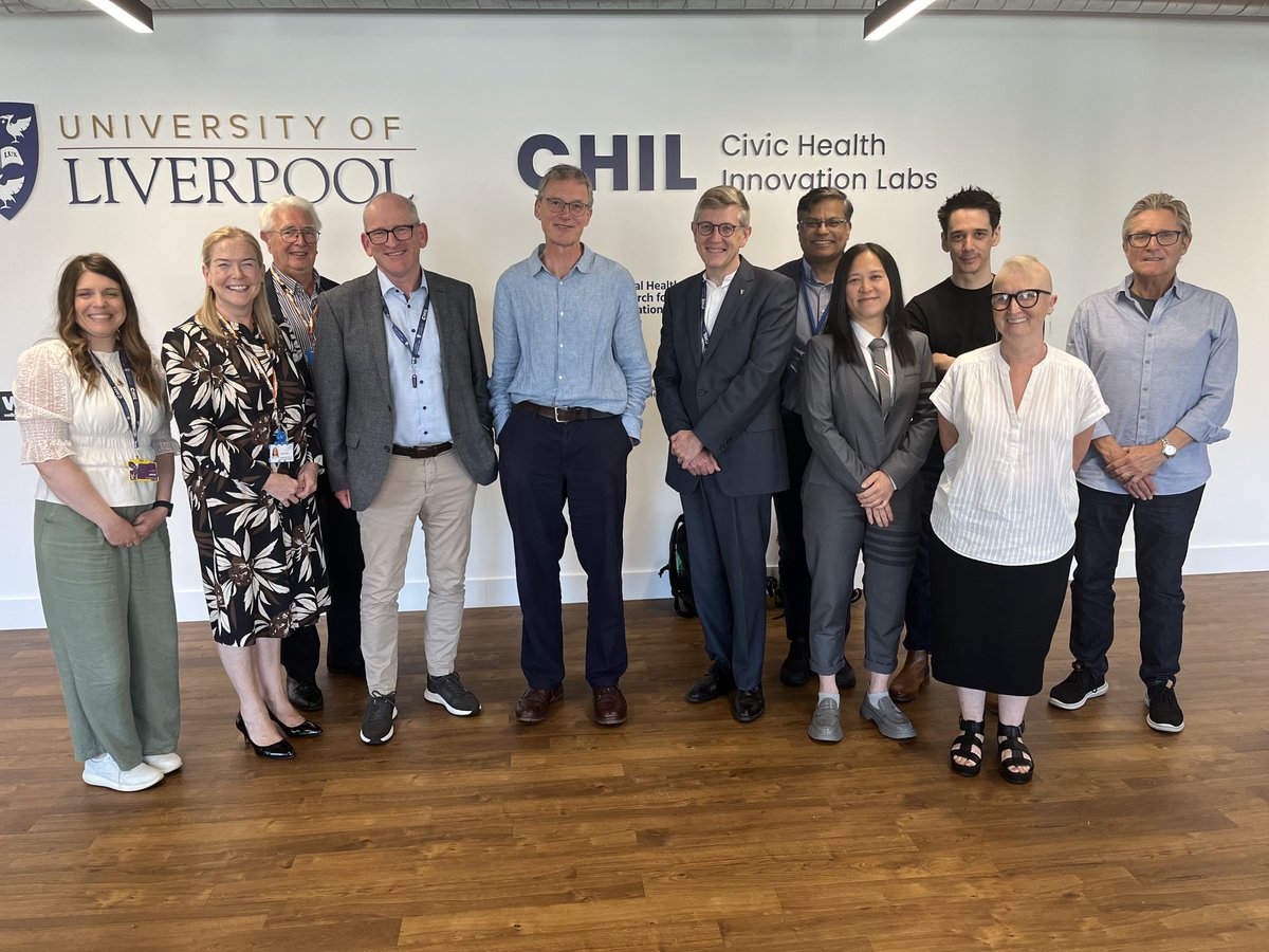 MentalHealthRIC's tweet photo. It was a delight to welcome Tim Nicholls, UK Mental Health Mission Implementation Lead to our @LivUniCHIL headquarters - to hear about our work connecting service users, science and society https://t.co/fCNQEvh3il