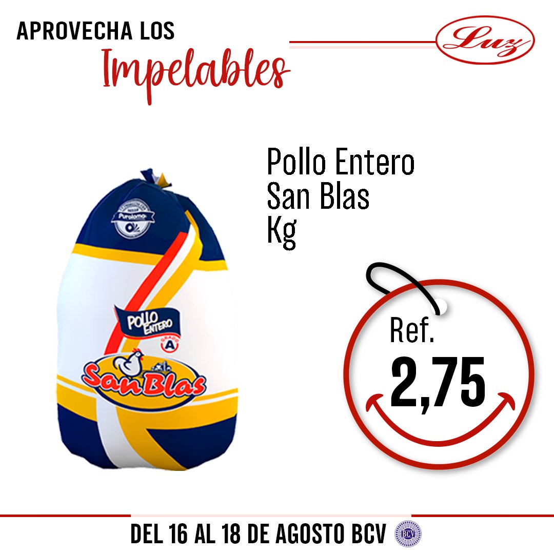 mercadosluzca's tweet photo. Ven y disfruta de #Impelables todas nuestras sucursales desde el 16 al 18 de Agosto.

#Automercadosluz #LuzQuick #Julio2024 #FestivaldePrecios #descuentos #mercado #promos #market #mall #supermercado #comida #ofertas #promociones #productosdigitales https://t.co/7iJjN1PsM2