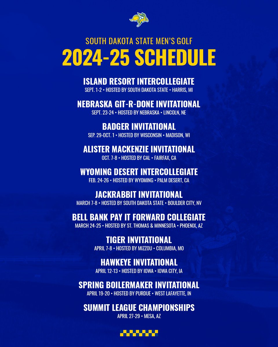 Jackrabbit Men's Golf tweet media