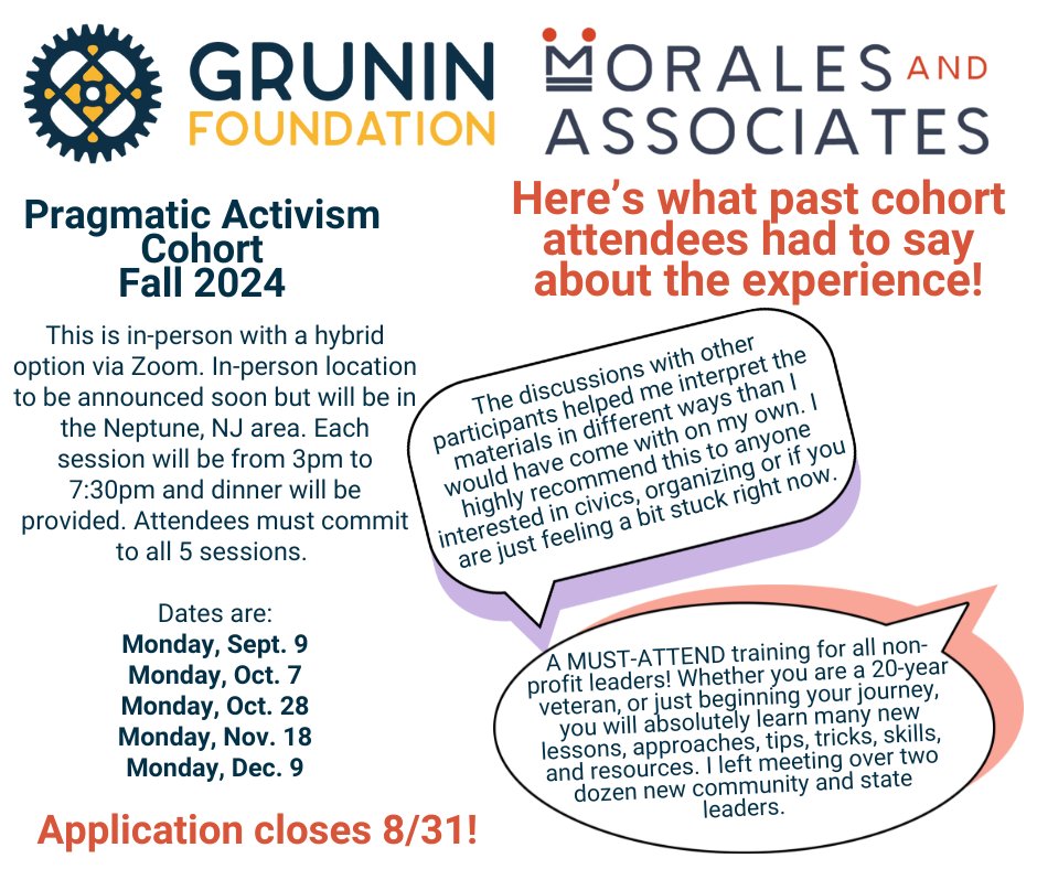 If you live, work, worship, or serve in Ocean or Monmouth Counties and want to join a cohort to learn the importance of advocacy and how you can get involved, look no further! Learn more and apply: hubs.ly/Q02Lzqq_0