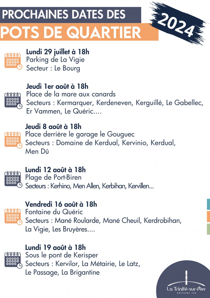 La météo capricieuse de ce vendredi ne nous permettant pas de maintenir le pot de quartier du 16 août nous vous encourageons à vous joindre à celui du lundi 19 août à 18h sous le pont de Kérisper!   

Photos : 

 *  
 *  

The post 🥂Pot de… dlvr.it/TC0SyT