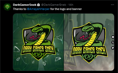 Your words made my day, Emotes done for
<a href="/DarkGamerSnek/">DarkGamerSnek</a>💝

Go check out him guys: twitch.tv/darkgamersnek

 #commissionsopen #twitch #kick #youtube #twitchaffiliate #kickstreamer #vtuber #vtuberuprising #smallstreamer #livestream #kickstreaming #Kick #streamer #Logo #ThankYou