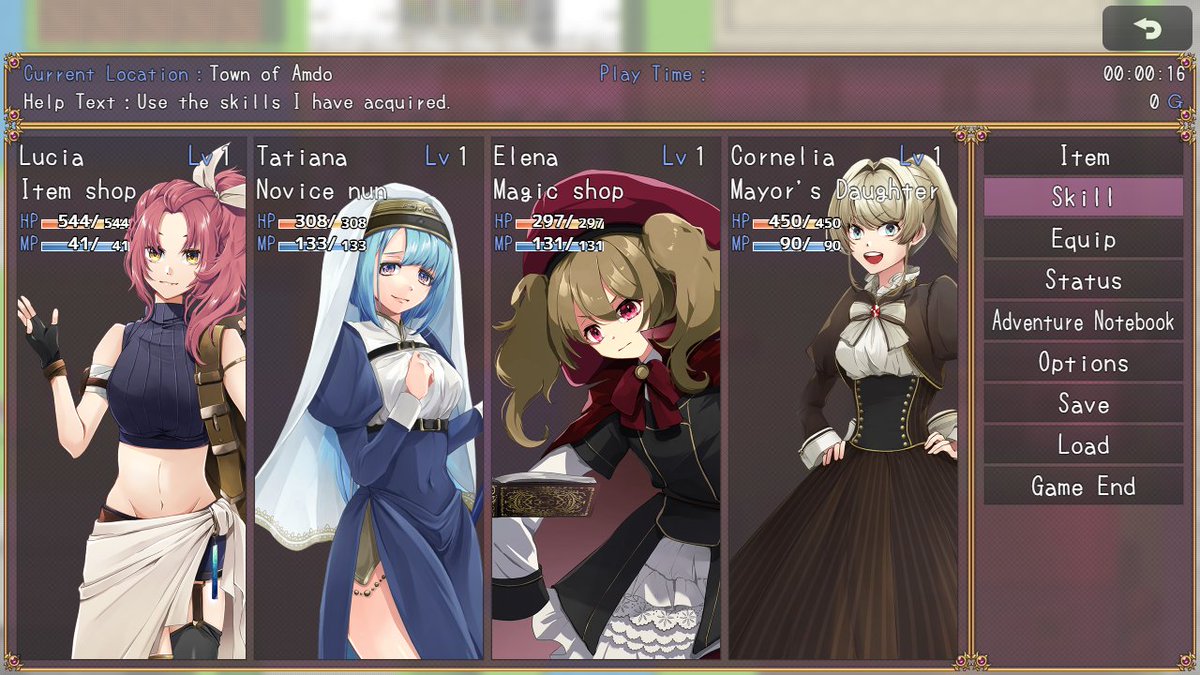 mado_explorer's tweet photo. Hello, everyone. I am localizing my own short RPG game from Japanese to English. The game features humorous conversations and comical characters! While the latter part of the game takes on a more serious tone, it's not meant to be scary. 
#プレミアムツクールデー  
#indiegamedev https://t.co/dAkeFxSxsP