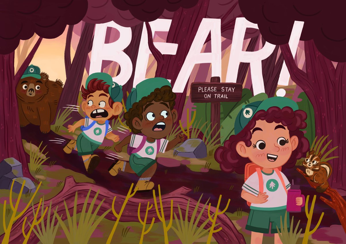 shaunaparmesan's tweet image. KidLit art without AI ✨