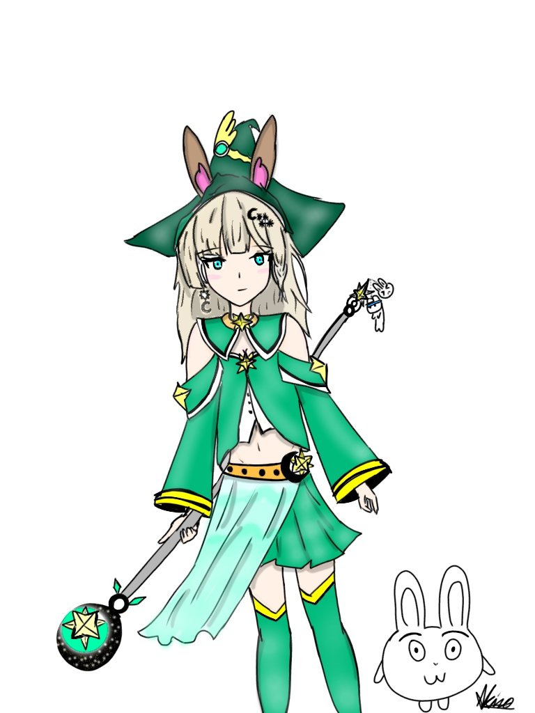 AkirashiAkiNo's tweet image. ทำงานไปวาดไปมีจริงต้าวกระต่าย #ReWRITE_contest