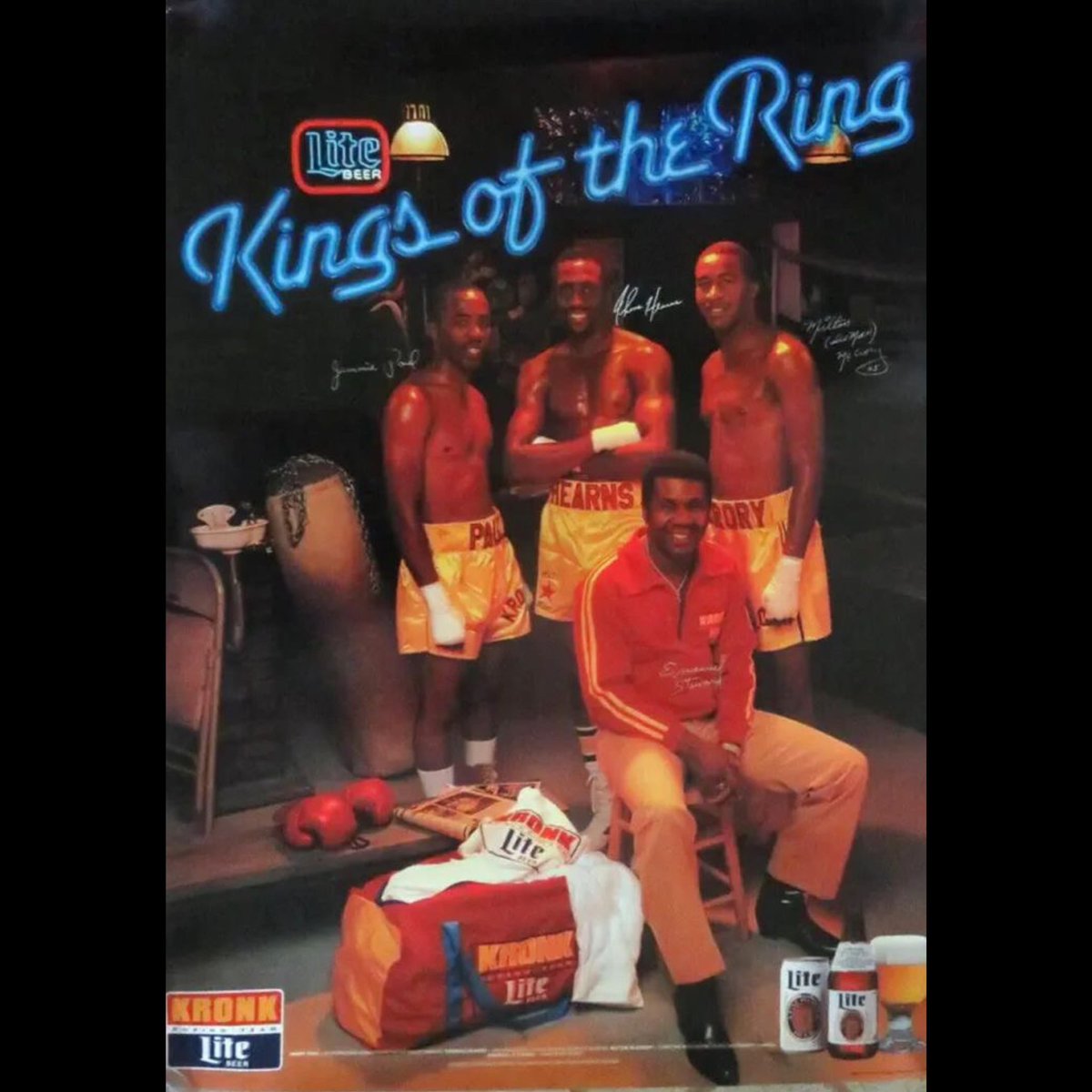 RealKronkGym's tweet photo. Who remembers those iconic sports/Lite Beer collabs?! @millerlite #realkronk #kronk #boxing #boxeo #oldschool #marketing #commercial #beer #millerlite #tastesgreat #lessfilling #collaboration #merch #swag #drip #football #basketball #baseball #hockey #insta #instagood #instalike #follow