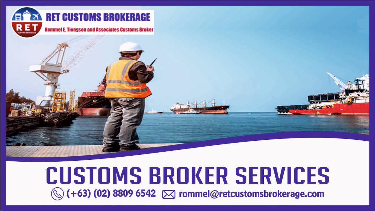 fensorSAS's tweet photo. @RETcustomsCorp Customs Broker Services streamline the complex process of importing and exporting goods. For more details visit here : https://t.co/FqJdLVqUeA
#BrokerageServicePhilippines #Customsbroker #brokerPhilippines #brokerManila #broker https://t.co/vmxhz9wgtL