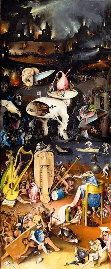 turkerkilic's tweet photo. Hieronymus Bosch, Meclisin bugünkü durumunu 500 sene önceden çizmiş.

Bugünü yaşasaydı ve bu “cehennem” tablosunu yeniden çizseydi eminim aşağıdaki “karakterlerden” daha “acayiplerini” artık kolaylıkla resmedebilirdi.

Utandık! https://t.co/5Bv9QDFUyT
