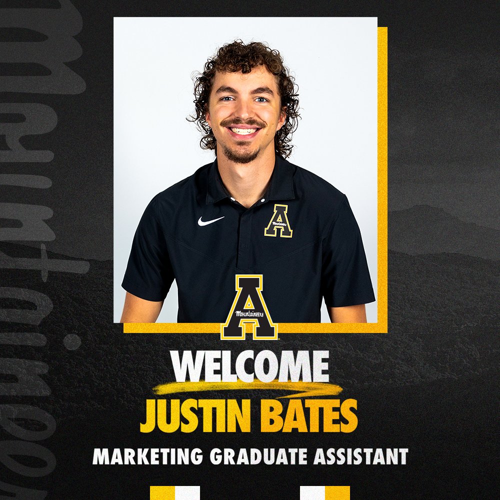#AppNation, please join us in welcoming Justin Bates to the Mountaineer family!

#GoApp