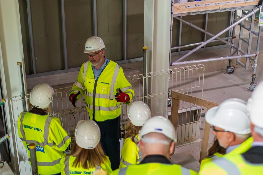 Fife College (@fifecollege) on Twitter photo Delighted to showcase the progress of our innovative new Dunfermline Campus with <a href="/JennyGilruth/">Jenny Gilruth</a> and <a href="/GraemeDeyMSP/">Graeme Dey</a> today. ๐๏ธ
Built using the latest low-energy/net-zero construction processes, our new campus represents a major investment in Fife's educational future. ๐ฑ Delighted to showcase the progress of our innovative new Dunfermline Campus with <a href="/JennyGilruth/">Jenny Gilruth</a> and <a href="/GraemeDeyMSP/">Graeme Dey</a> today. ๐๏ธ
Built using the latest low-energy/net-zero construction processes, our new campus represents a major investment in Fife's educational future. ๐ฑ