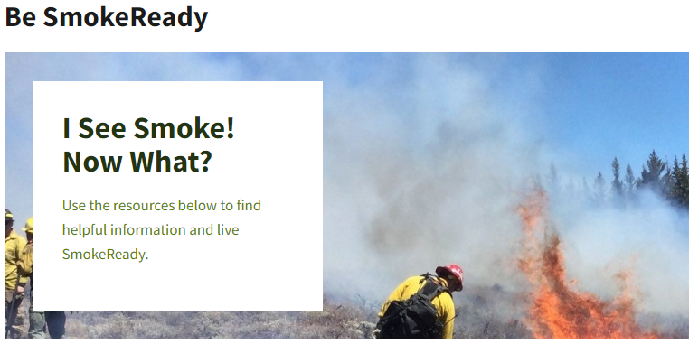 Helpful info to live #SmokeReady, courtesy of <a href="/USFSRockyMtns/">USFS Rocky Mountains</a>. Visit fs.usda.gov/goto/BeSmokeRe…
