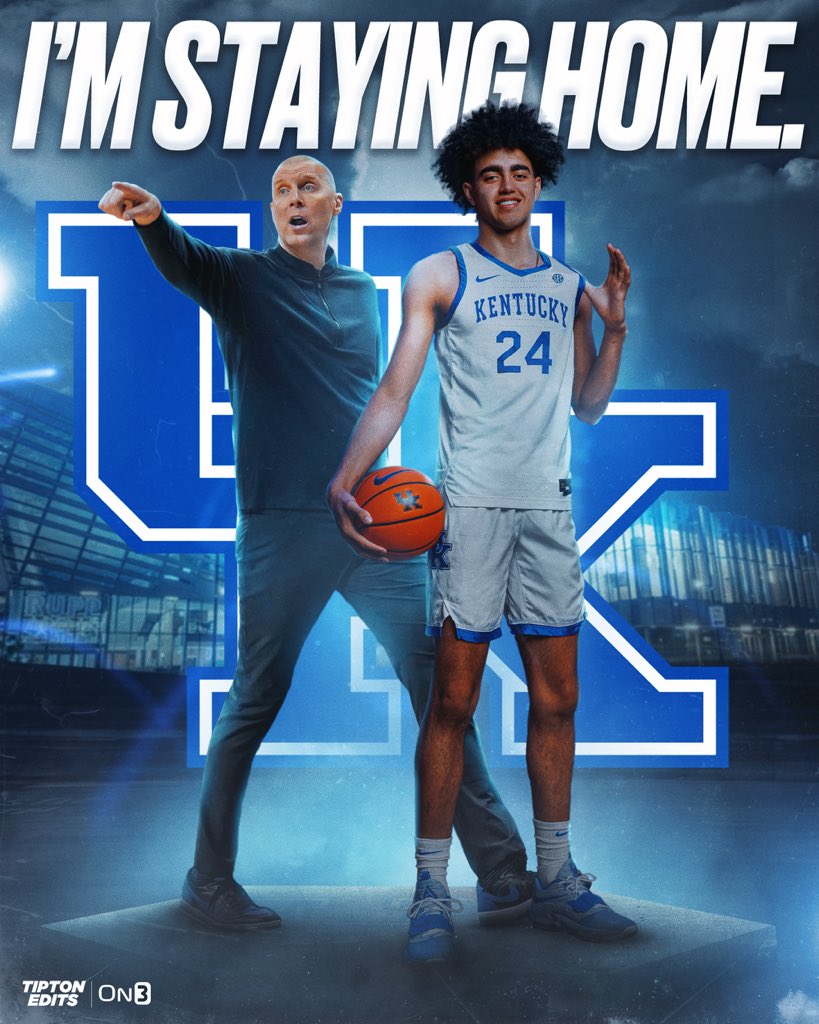 NEWS: 2025 Top-25 recruit Malachi Moreno is staying home and has committed to Kentucky, he tells <a href="/On3Recruits/">On3 Recruits</a>.

The 7-foot center is the No. 1 ranked player in Kentucky and the top-ranked center in the country.  

Story w/ quotes: on3.com/college/kentuc…