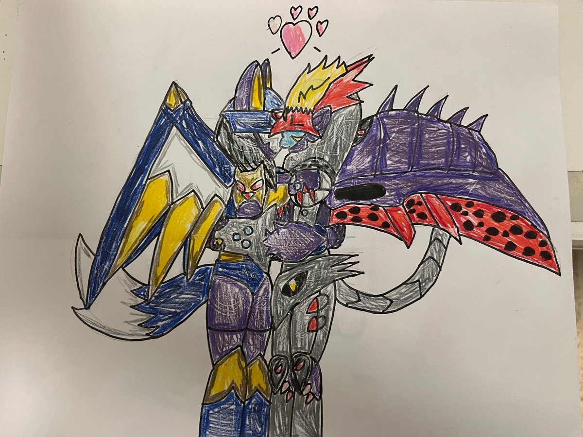 BlueVampirefox's tweet image. The Myotismon trio and the Natramon trio,Piedmon and Ladydevimon having lots of romantic hugs and kisses. #Digimon #Myotismon #Vamdemon #Venommyotismon #Venomvamdemon #Malomyotismon #BelialVamdemon #Pidmon #Piedmon #Ladydevimon #Digimonart #FanDigimon #Animeart #fanart