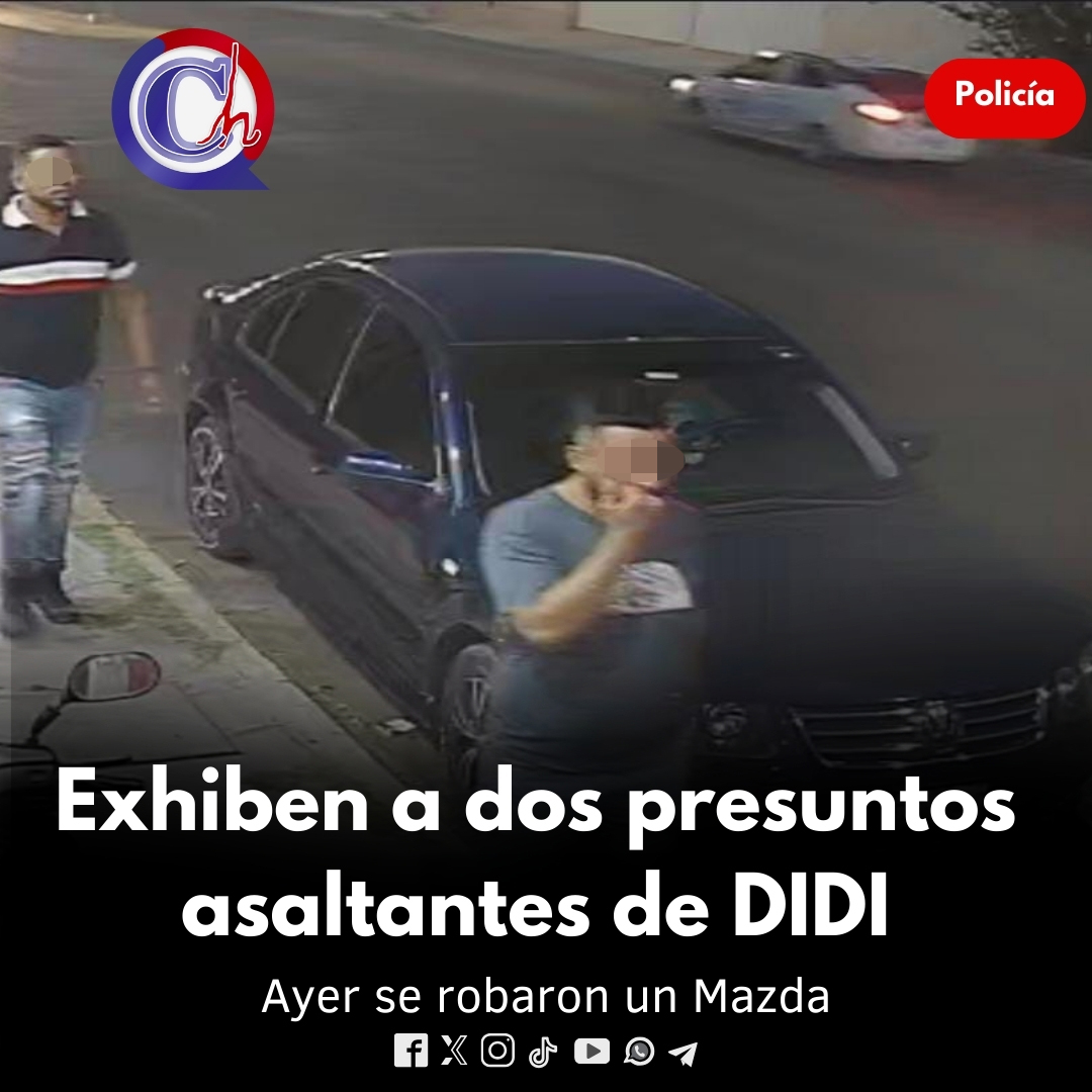ContactoHoy's tweet photo. A través de diversos grupos y redes sociales fueron exhibidos dos sujetos que son señalados como los presuntos responsables de varios atracos sufridos por choferes que prestan sus servicios a través de plataformas digitales. https://t.co/iwqeSgK3IZ