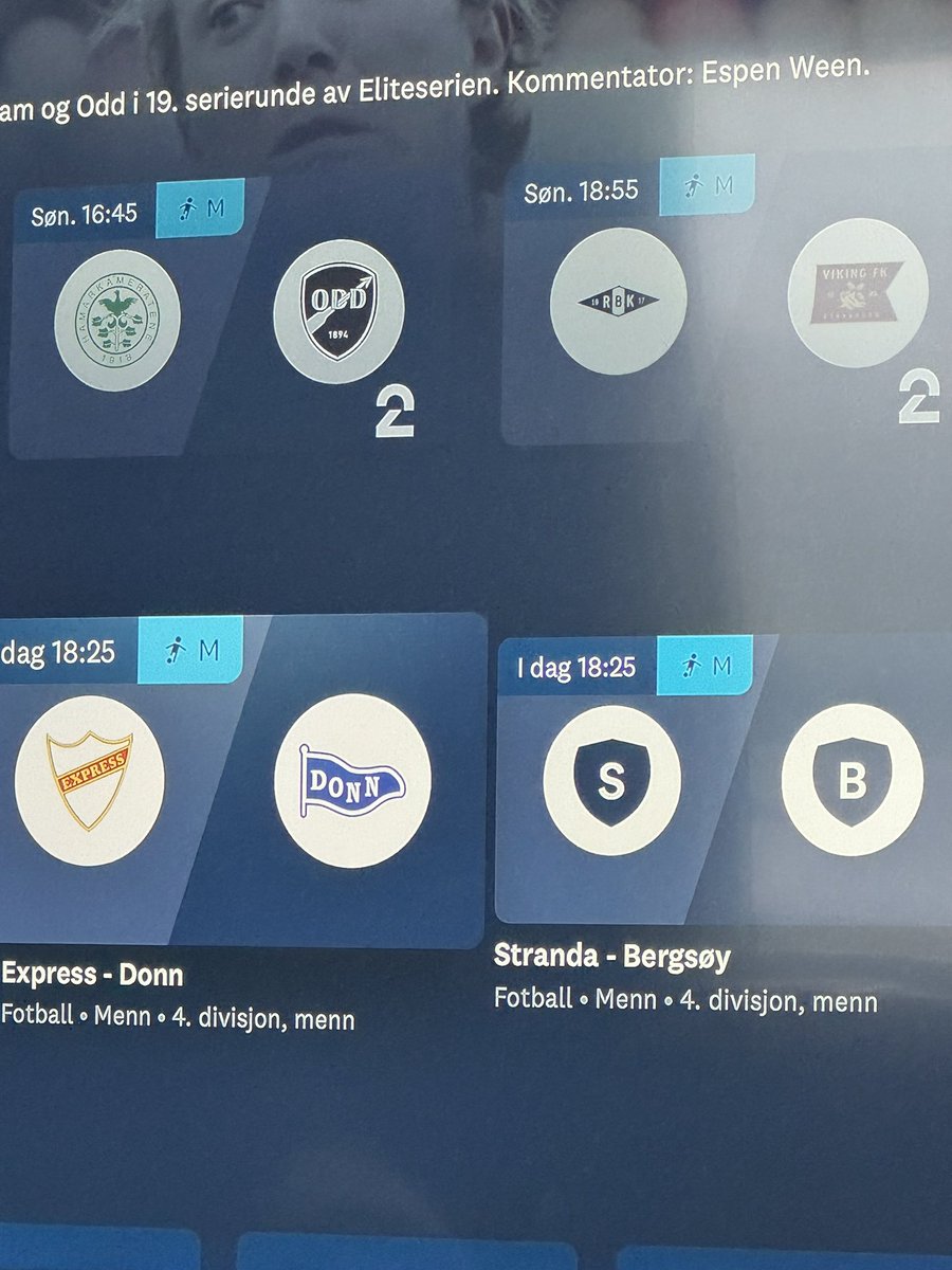 Hva skal jeg velge? Lokal 4 div eller forhåpentligvis minutt i banken for bingo-kongen, Johannes Bischoff??