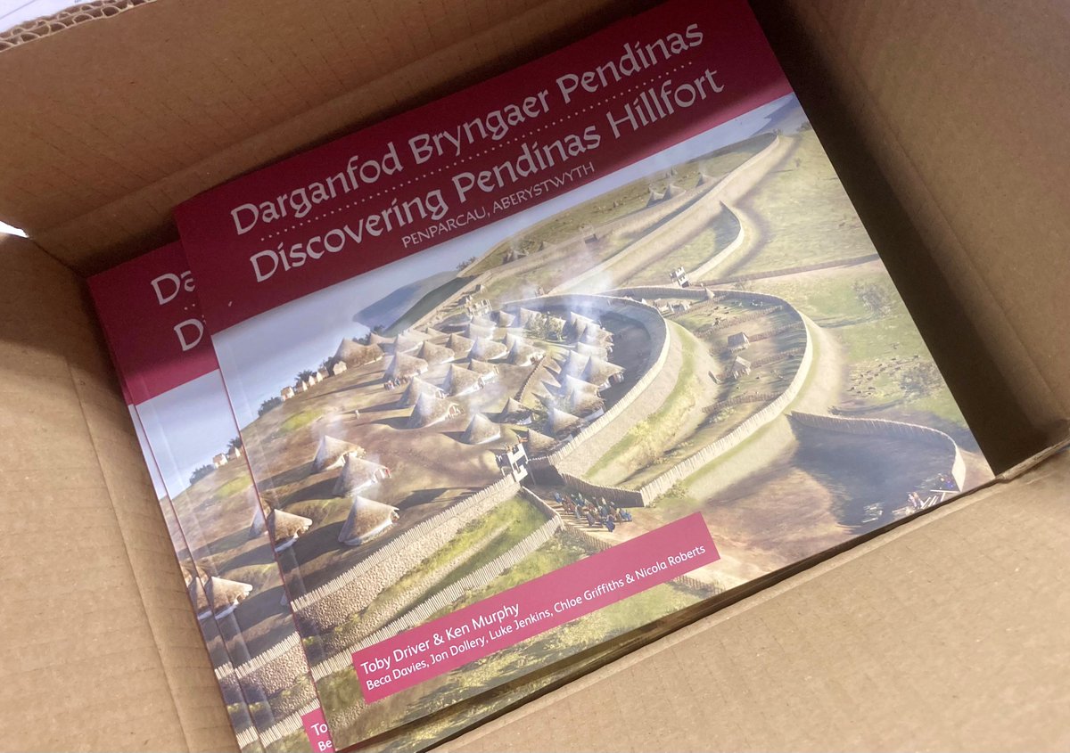 We had a lovely delivery this morning!
Look at this wonderful publication about the #Pendinas Hillfort! 😍
Collect your free copy from us, or download as an e-book for free from the RCAHMW website:
shop.rcahmw.gov.uk/collections/do…

#DigPendinas #Penparcau #Ceredigion #Ceredigionhistory