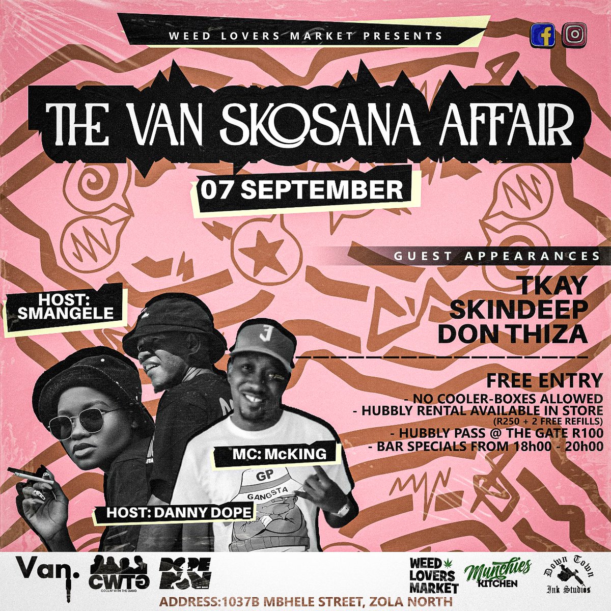 SithembisoBIG's tweet image. A Dope &apos;Spring&apos; Affair Is Up Next With The Gang💃🏽🕺🏽 ft. @Smaangele @DannyDope1 @VanSkosana @DonThiza @Tkay_Baloyi alongside Thulani Mcking