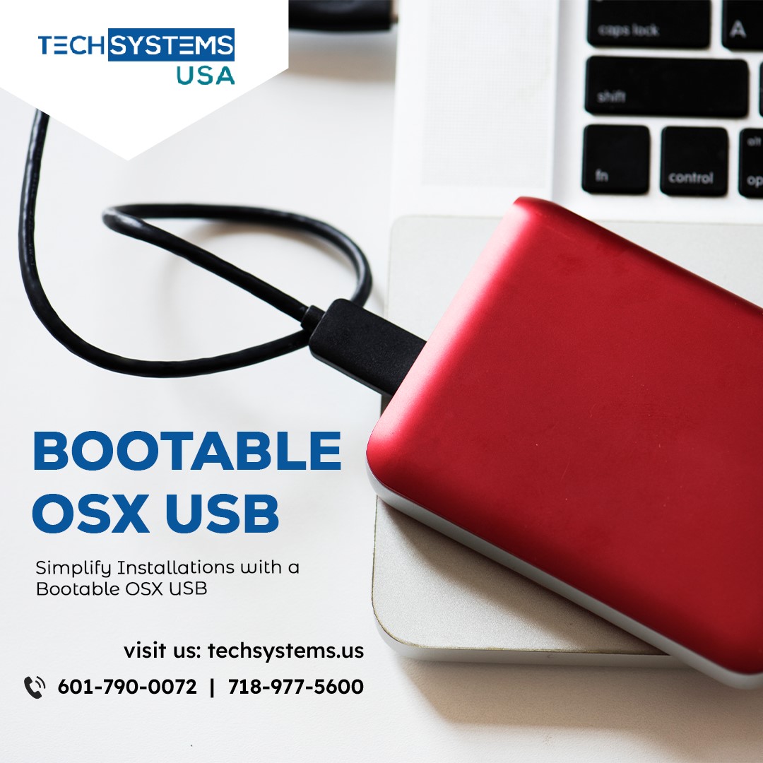 TechsystemsUSA's tweet image. Creating a bootable OSX USB has always been challenging with TechSystems USA. Ideal for system recovery and fresh installs, our service ensures you&apos;re always prepared. Reach out today for hassle-free tech solutions! 💻🔧 Link: bit.ly/4a6MyBn 
#TechSystemsUSA