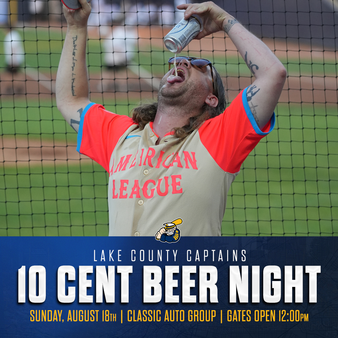 LCCaptains's tweet image. YOU ASK, WE LISTEN

FOR ONE DAY ONLY WE ARE BRINING BACK 10 CENT BEER NIGHT 🍻

Sunday, August 18th from 12-1 PM at Classic Auto Group Park - get your tickets NOW ticketreturn.com/prod2new/Buy.a…