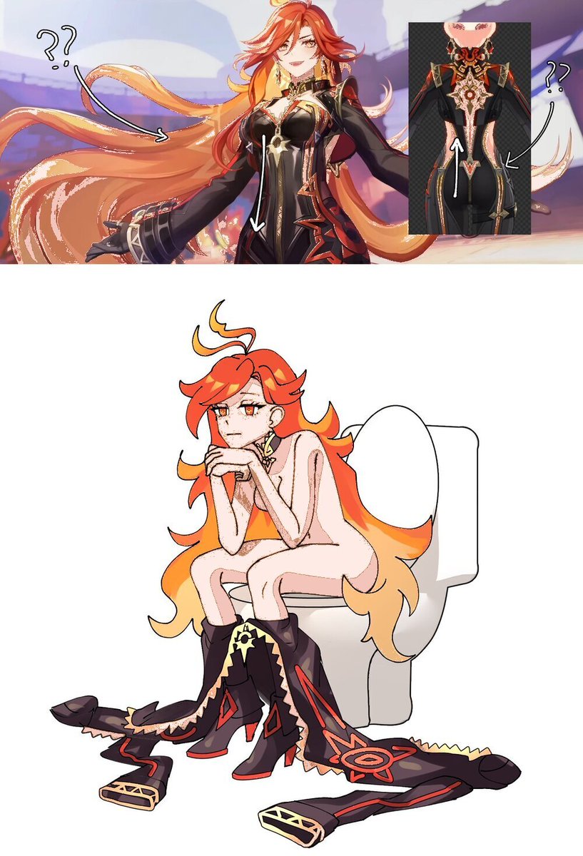 LuaYrasda87's tweet photo. @RhymeWithRay Did a quick edit and changed the skin color to her canon colors 
You can thank me later https://t.co/S66qqJP5DK