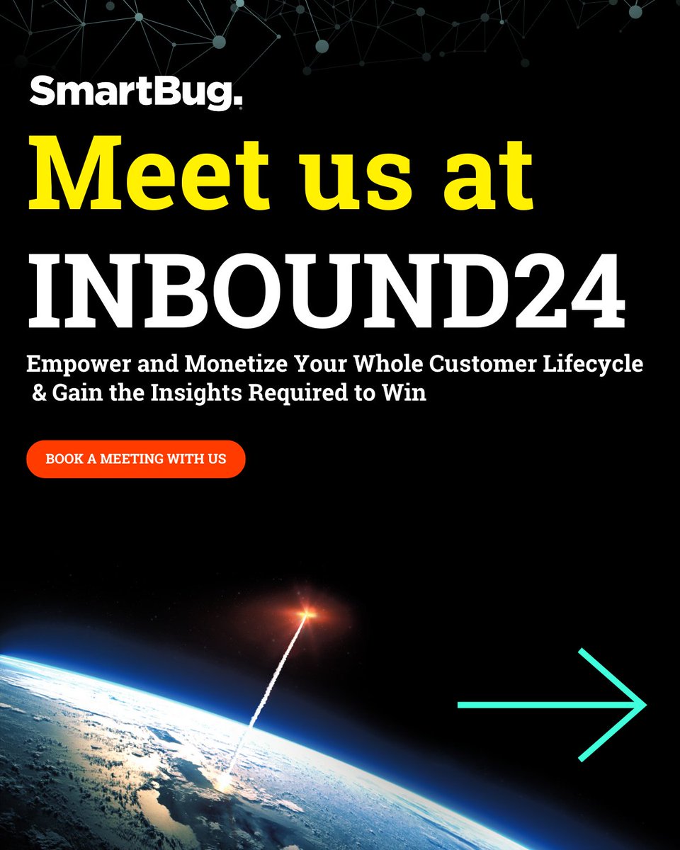 SmartBugMedia's tweet image. 🚀 SmartBug is heading to @INBOUND for our sixth and BIGGEST year yet! As a top @HubSpot partner, we&apos;re ready to transform your customer lifecycle. 
Visit us at Booth 24 👉 hubs.ly/Q02Lwd5k0
#SmartBug #HubSpot #CustomerLifecycle #INBOUND24