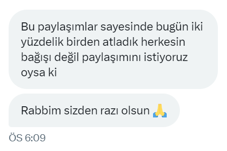 Değerli dostlarım biliyorum hepimizin morali bozuk. Ama buna rağmen sizden bir ricam olacak. 

Durumu olanlar az çok demeden destek olabilir. Olmayanlar da lütfen bir sonraki paylaşımımı en azından RT etsin olur mu canlar ?