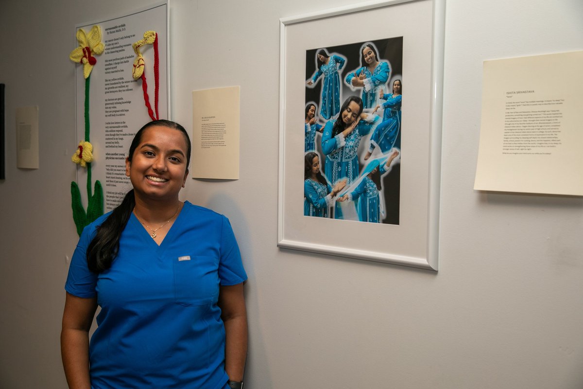 The "Etching Away Bias in Medicine" student art exhibition took place on Monday, August 12. If you missed it, be sure to stop by the gallery to see the art and check out the photos from the event! To view more photos please visit buff.ly/3SQVMvW 

#NYITCOM @nyitanatomy