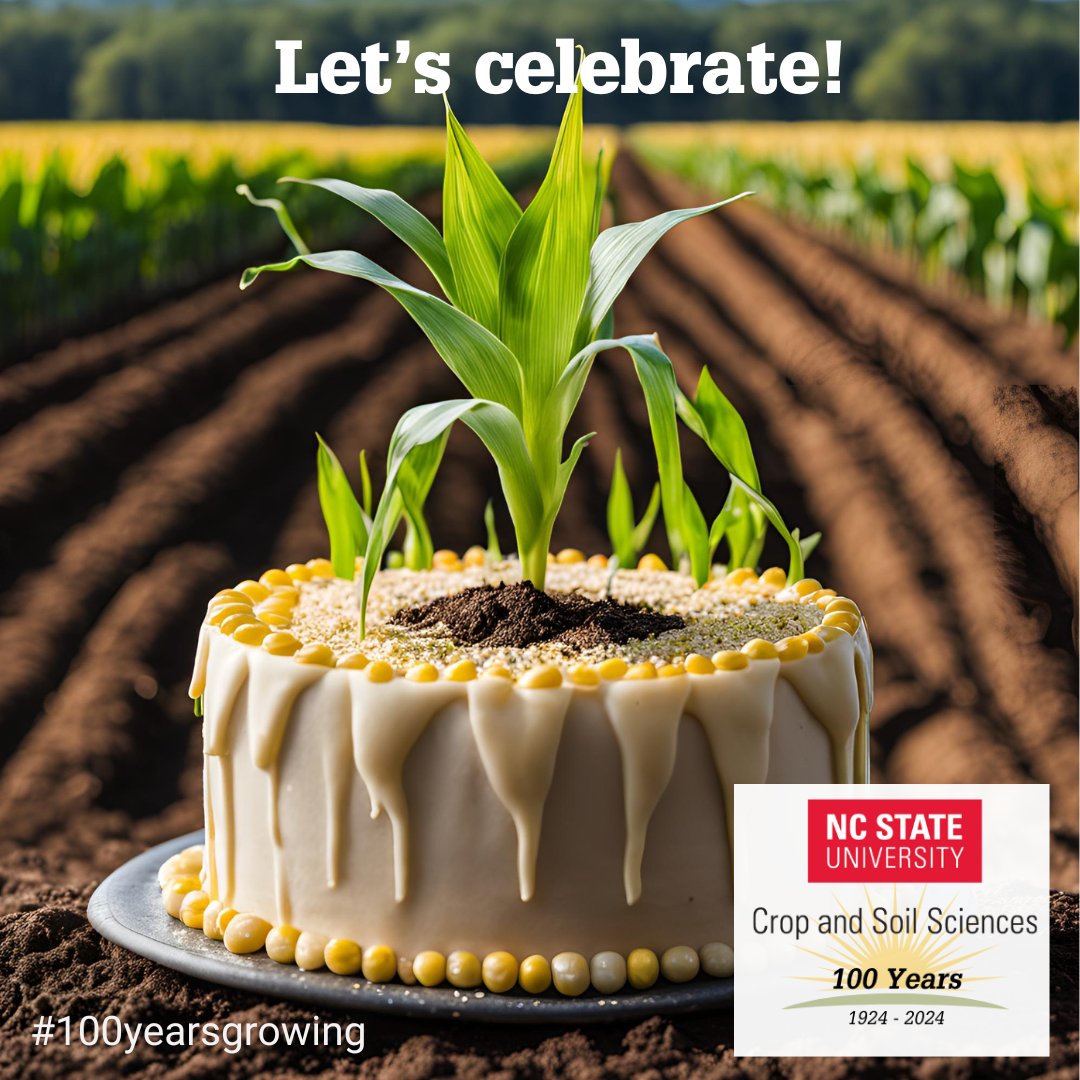 🍾🥂100 Years! We're celebrating this entire semester. 
To start... alumni, help us mark this momentous occasion by checking in: go.ncsu.edu/cssc-alumni. 
We want to feature ALL our impressive graduates. Tag a Crop and Soil friend! 🐺