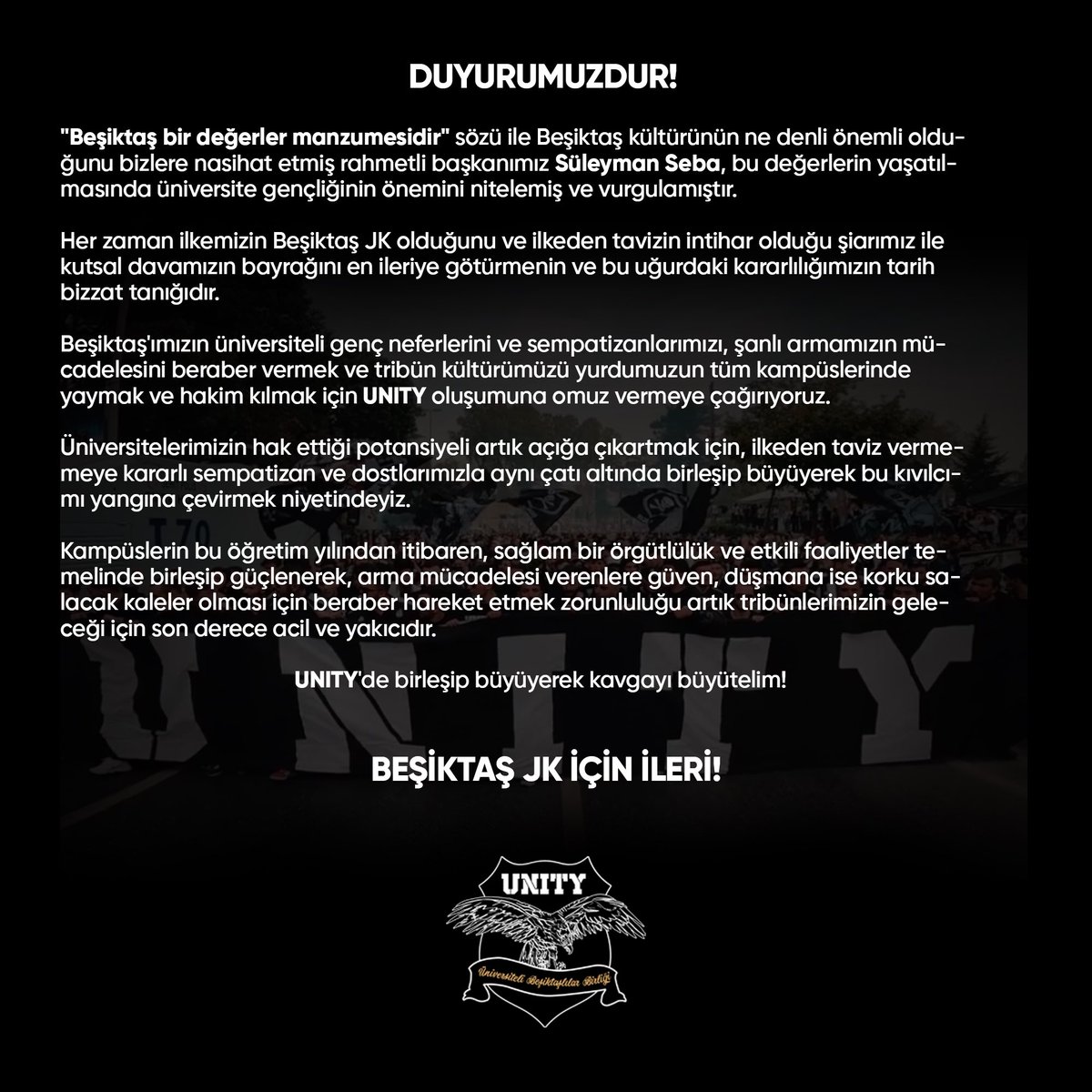 #KampüslerdeUNITY