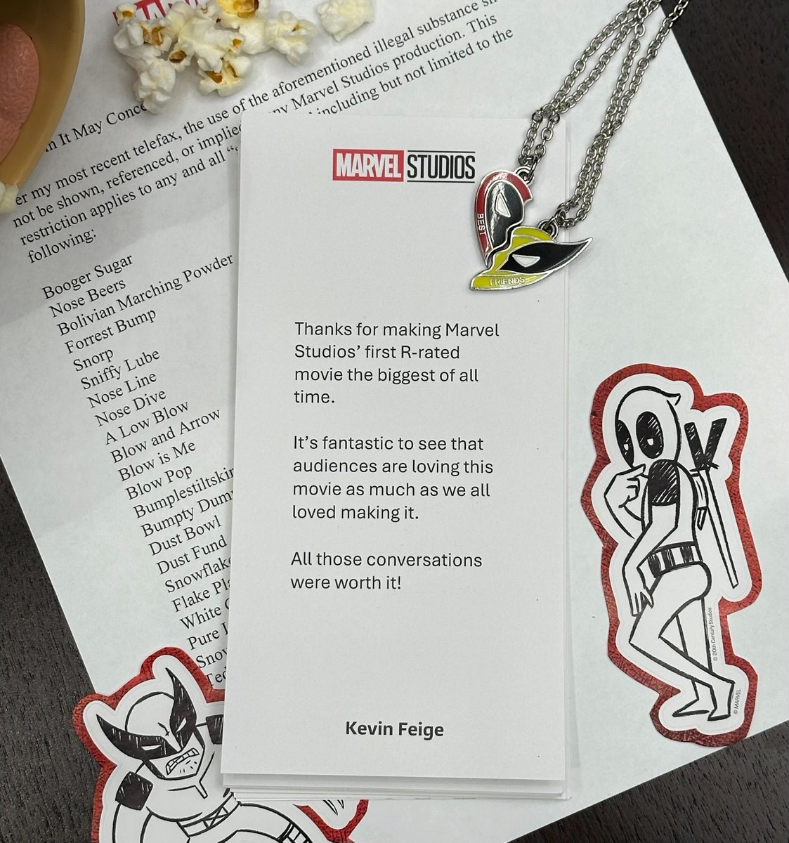 Kevin Feige thanks fans for making #DeadpoolAndWolverine the biggest R-Rated movie ever