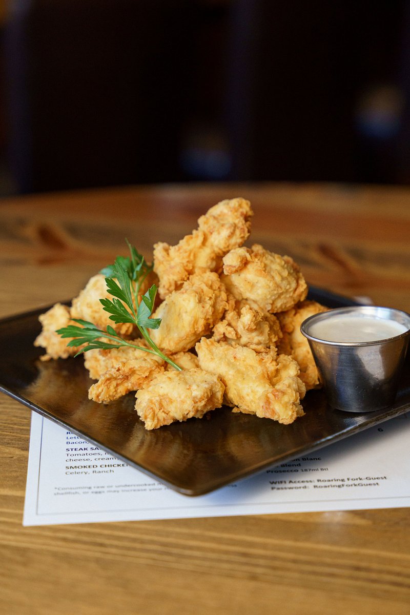 Crispy Chicken Bites are BACK for a limited time!  Come and get them while they're hot 🔥