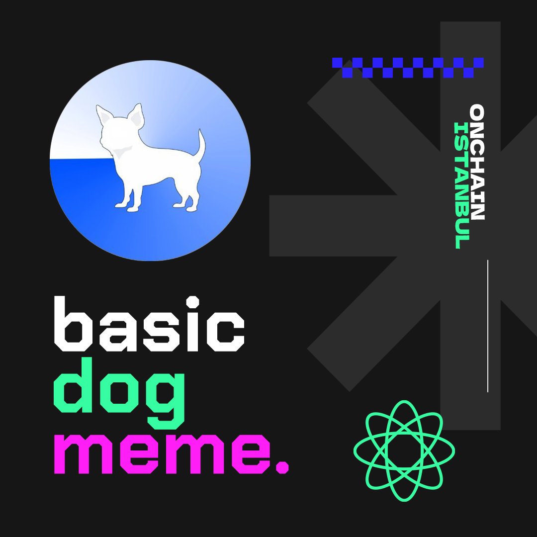 OnchainIstanbul's tweet photo. A big thank you to our main sponsor @BasicDogMeme! 🙏

With the support of @BasicDogMeme, we're bringing the crypto community together at Onchain Istanbul.
 
Thank you for your contributions to the crypto world! https://t.co/1QISYntVUK