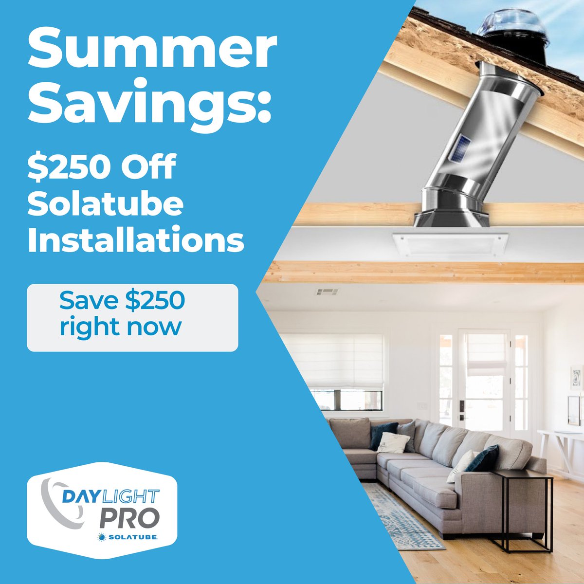 daylightproinc's tweet image. 🌟 Summer Savings: $250 Off!

Transform your home with natural light and save $250! Limited time offer on Solatube Daylighting Systems.

Learn more: daylightpro.ca
Call/text: 📞 (705) 559-7083

#Solatube #NaturalLight #BrightHome #DaylightPro #PTBO #Peterborough