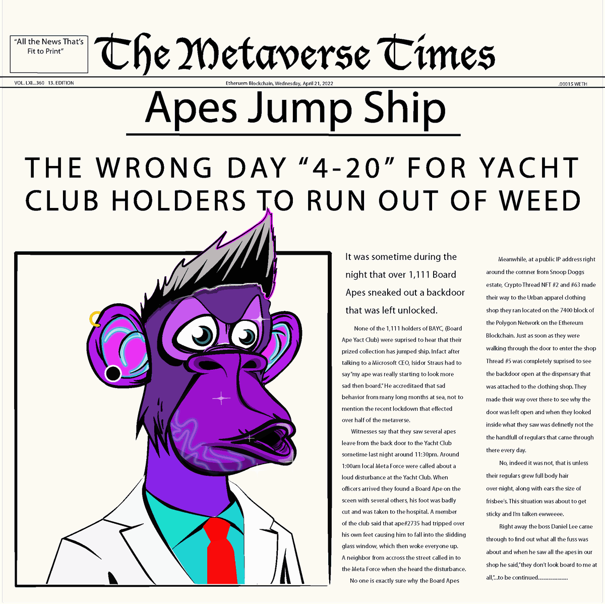 bad_habits10298's tweet photo. Join the Bored Apes and Grapes #NFT Project  today. Get yourself a APE before there gone. #Polygon #Blockchain #PolygonNFTs #MATIC #SOL #ETH #nft #nftopensea #APE #ape24 #NFTdrops #cryptocurrency #NFTCommunity #OpenSeaNFT #opensea #foundation #Web3 #TikTok #viral #nftbeef #art https://t.co/MH2r8SyrRY