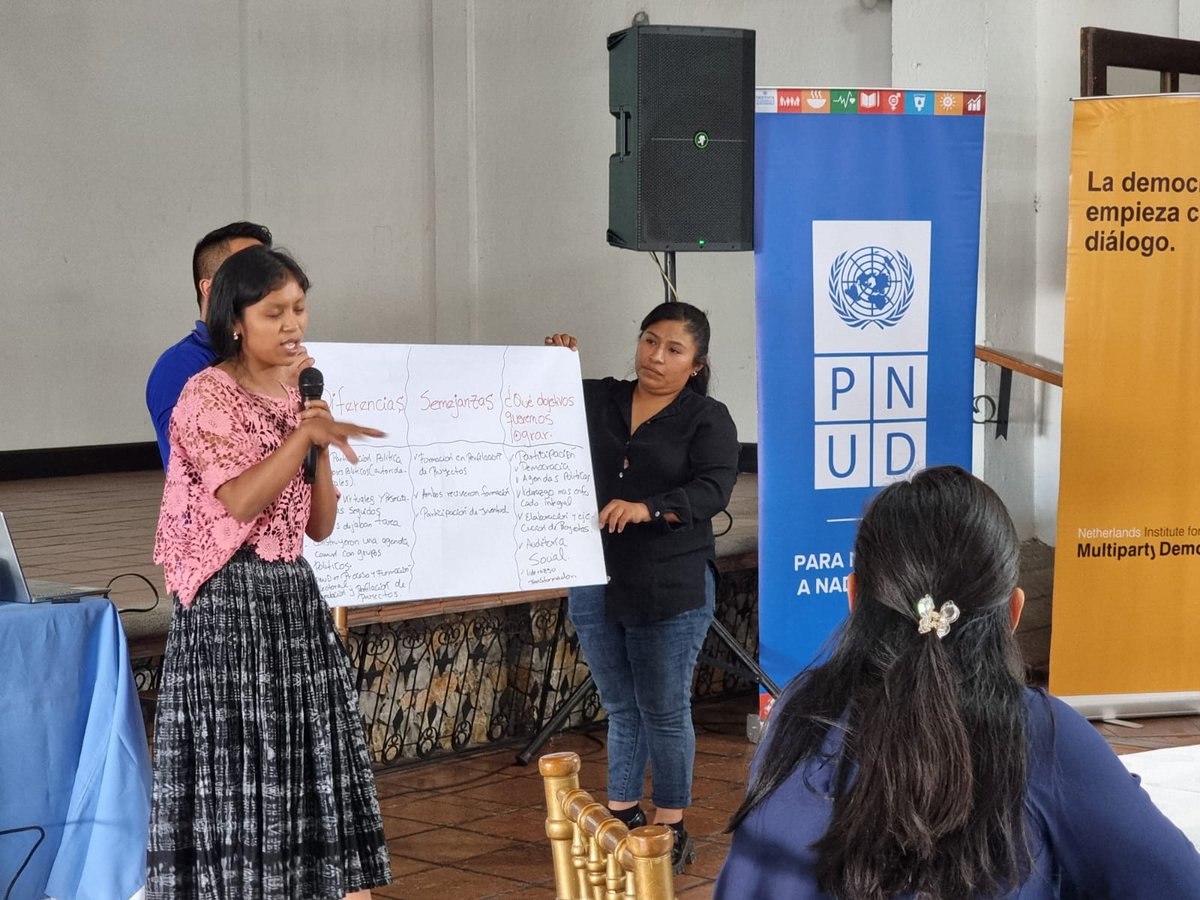 Colegas <a href="/nimdgt/">NIMD GUATEMALA</a> comparten con jóvenes para conocer más sobre políticas públicas municipales con #GruposPromotores #Diálogo. Gracias Proyecto Juventud en acción, transformando lo local.  Equipo
<a href="/nimdgt/">NIMD GUATEMALA</a> promoviendo #diálogo con
<a href="/UNFPAGuatemala/">UNFPA en Guatemala</a> en el departamento de #altaverapaz