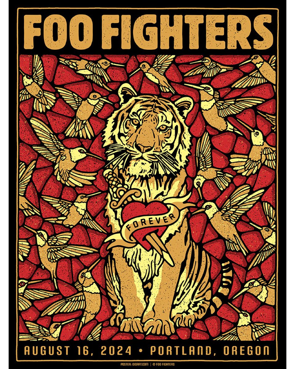 Foo Fighters (@foofighters) on Twitter photo PORTLAND!!!
<a href="/ProvidencePark_/">Providence Park PDX</a>
4:00pm Doors Open
5:30pm <a href="/SANDYalexg/">Alex G</a>
6:30pm <a href="/ThePretendersHQ/">The Pretenders</a>
8:00pm #FooFighters
ποΈ: GIGART
ποΈ: FooFighters.lnk.to/Portland
#FF2024 PORTLAND!!!
<a href="/ProvidencePark_/">Providence Park PDX</a>
4:00pm Doors Open
5:30pm <a href="/SANDYalexg/">Alex G</a>
6:30pm <a href="/ThePretendersHQ/">The Pretenders</a>
8:00pm #FooFighters
ποΈ: GIGART
ποΈ: FooFighters.lnk.to/Portland
#FF2024